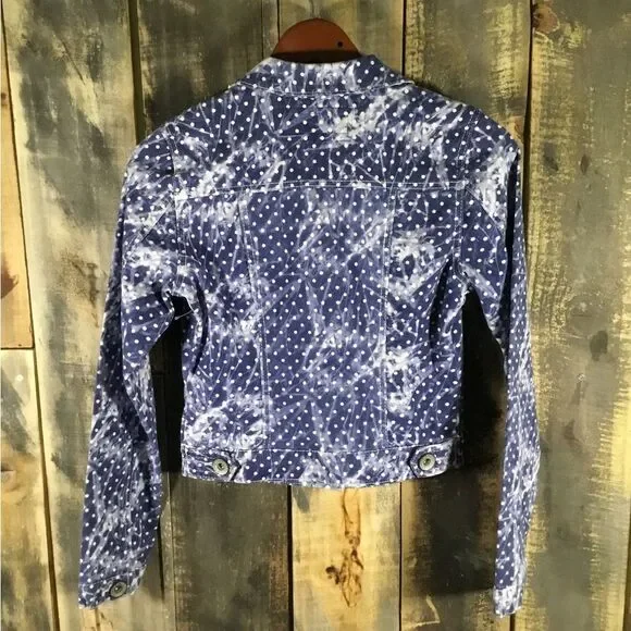 Wallflower crop denim jacket size small NWT - Picture 2 of 11